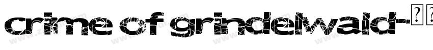 crime of grindelwald字体转换